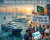 Graphic reading “Islamic Finance and Blue Sukuk Can Unlock Pakistan’s Maritime Century” with ocean industries and financing stakeholders.